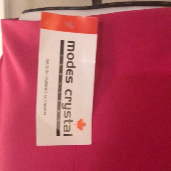 Chic Pink Button-Accent dress Trousers pants - Picture 5 of 14